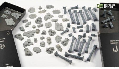 Modeling Materials Gamers Grass Mediterranean Temple Basing Box