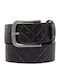 Herren Gürtel Leder Schwarz