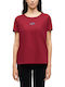 Women's T-shirt Silver-Red-Black