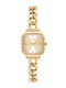 Tribe Elise Womens Watch Battery with Gold Stainless Steel Bracelet