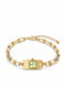 Ieke Damenuhr Batterie mit Gold Metallischem Armband
