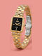 Ieke Damenuhr Batterie mit Metallarmband Gold/Schwarz