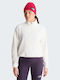 Glacier Winter Damen Fleece Bluse mit Reißverschluss Weiß