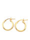 Earrings Hoops 15mm Silver 925 Rssh011