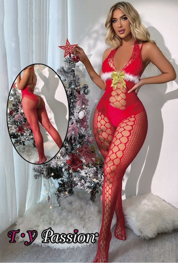 Ophelia's Dream Lenjerie Catsuit de Crăciun 10w119