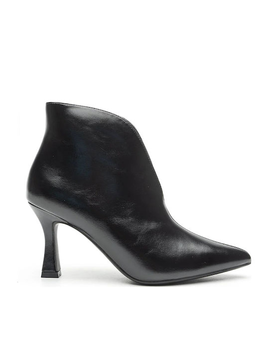 Plato Women's Ankle Boots With High Heel Black