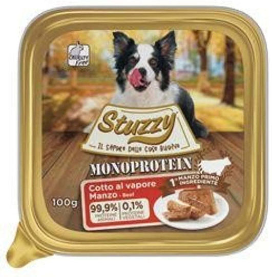 Stuzzy Nasses Hundefutter in Tablett mit Kalb und Fleisch 100g