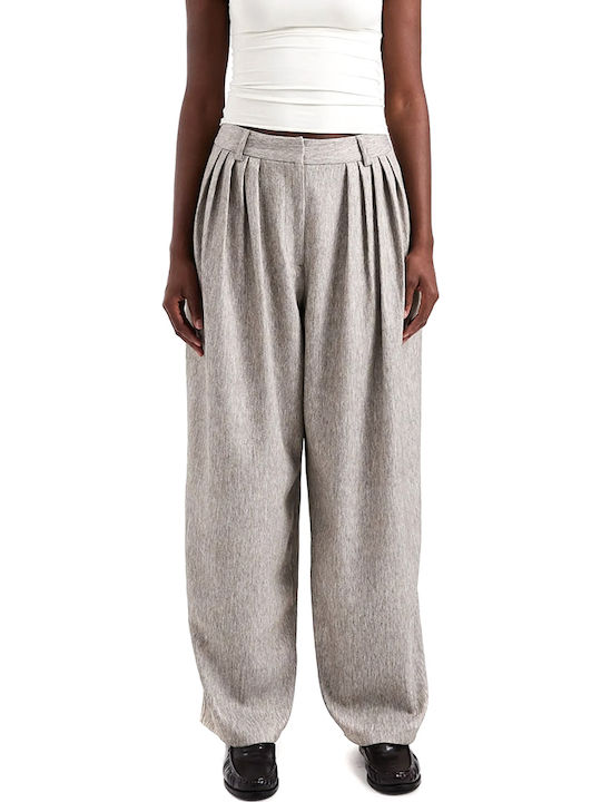 Women's Pantaloons in Loose Fit Grey