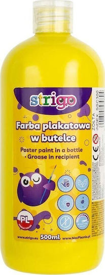 Strigo Temperafarben Gelb in Flasche 500ml