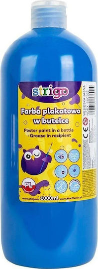 Strigo Temperafarben Hellblau in Flasche 1000ml