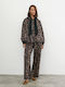 Women's Fabric Trousers Brown