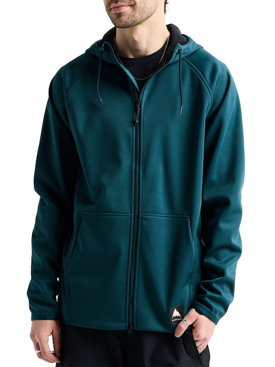 Суитшърт с качулка Atlantic Teal