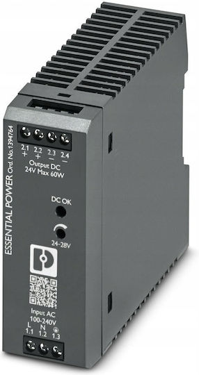 Phoenix Contact LED Захранване Мощност 60W с Изходно Напрежение 24V
