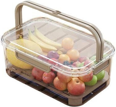 Cutie De Prânz Din Plastic Gri Cu Compartimente 300ml