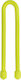 Nite-ize Elastischer Rucksack-Gurt Nite Ize Gear Tie 6'' 2 Stück Gelbe