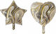 Set 2 Baloane Inimi Folie Bej 45 cm