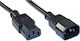 InLine IEC C13 / IEC C14 - IEC C13 / IEC C14 Cable 1.5m Μαύρο 16631A