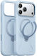 Torras Ostand Q3 Silicone Blue Back Cover (iPho...