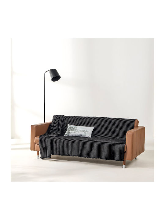 Kentia Remy Sofa Throw 2 Seater Chenille 180x25...
