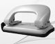 Tetis Paper Punches With Guide 2-Hole Punch For 10 Sheets In Silver Color