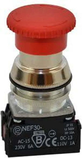 Promet Sicherheitsknopf 30mm 2r W0-nef30-drp 2y C
