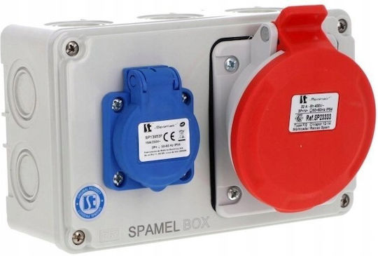 Spamel Priză Industrială Tip SB-001705-S0020-54