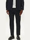 Men's Chino Trousers Relaxed Fit Blue Black