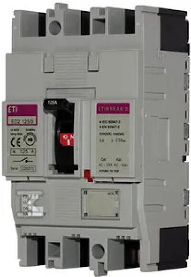 ETI Αυτόματη Ασφάλεια Τριπολική AC/DC 004671283
