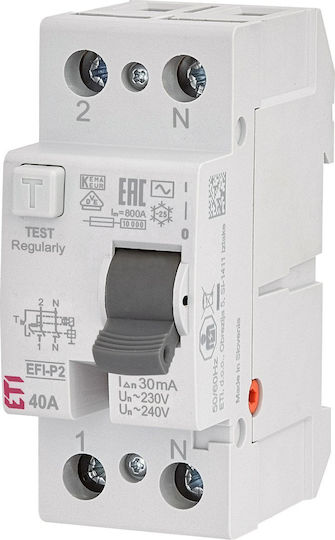 ETI Automatic Circuit Breaker 40A Bipolar AC 002061212