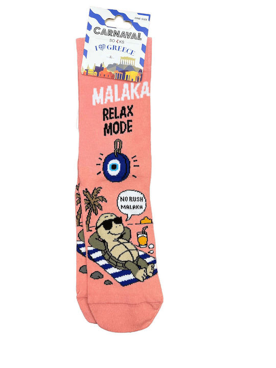Carnaval Socks Herren Rosa Socken