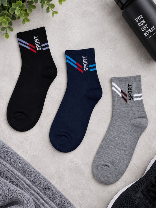 Esthisis Șosete Pentru Bărbați Negre 3Pack