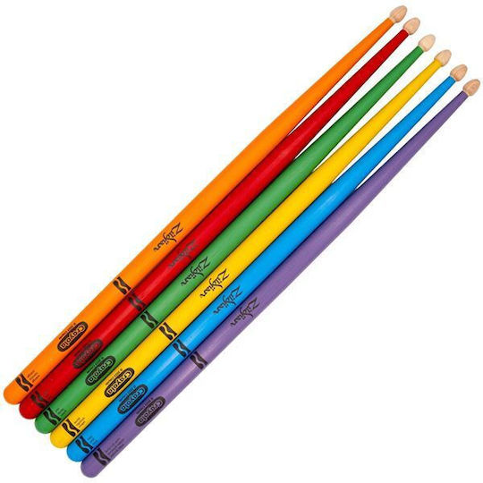 Zildjian Zildjian X Crayola Kinder Holz Schlagzeugstöcke Set 6 Stück