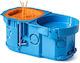 Simet Walled Electrical Box for Plasterboard in Blue Colour