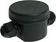 Plastrol Outdoor Junction Box Waterproof IP66 in Black
