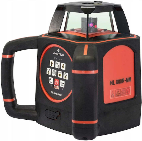 Nl 800R-MM Αυτορυθμιζόμενο Περιστροφικό Αλφάδι Laser Κόκκινης Δέσμης