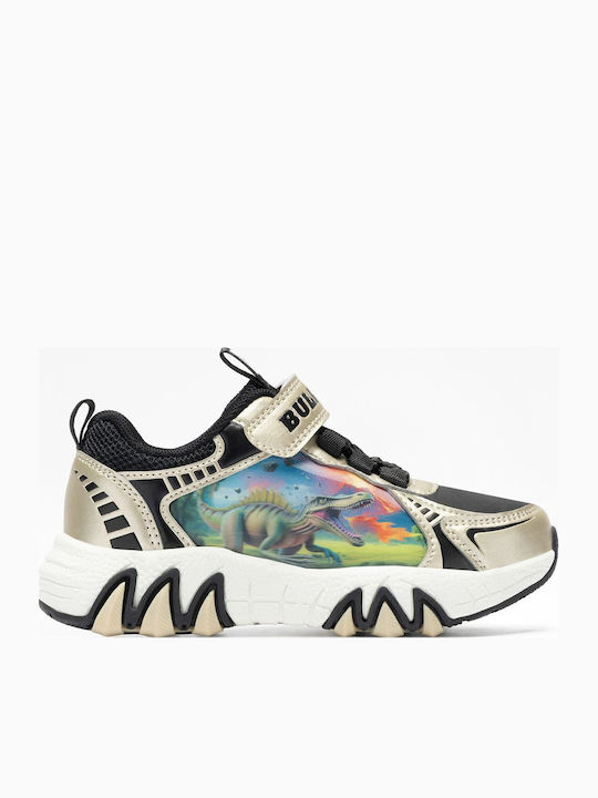 Kinder Sneaker mit Bügel- und Schleifenverschluss & Goldene Lichtern