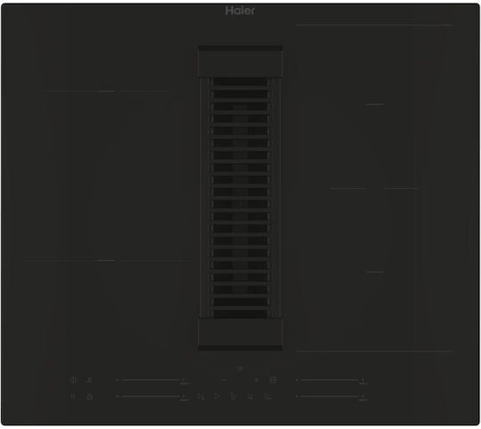 Haier Induction Autonomous Cooktop with Hood & Lock Mode 59x52cm
