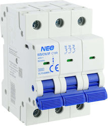 Elektro Plast Automatischer Leistungsschalter 16A Dreipolig Elektro Plast Automatischer Leistungsschalter 16A Dreipolig