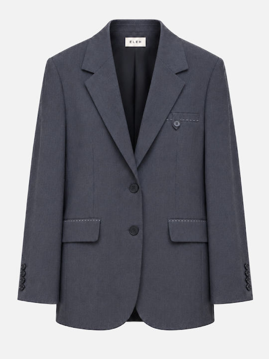 Eleh Damen Blazer Grau