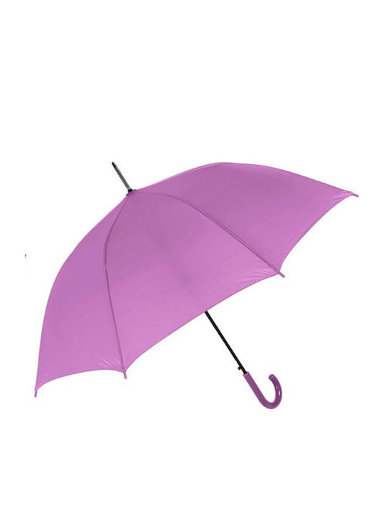 Rain Umbrelă de ploaie automată cu baston de mers pe jos fuchsia Rain Umbrelă de ploaie automată cu baston de mers pe jos fuchsia