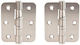 Tunabone Runde Scharnier Lager 75x63x2,5mm Nickel 2 Stück