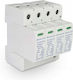 Elektro Plast Мълниезащитен Панел Четириполюсен Максимален Разряден Ток 8kA