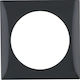 Hager Wechselrahmen 1 Position in Schwarz Farbe 0918272510