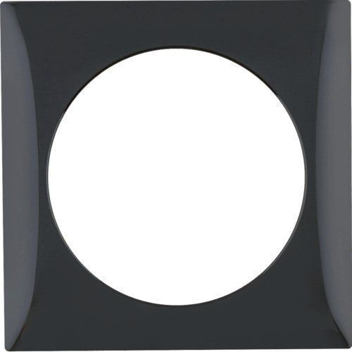 Hager Wechselrahmen 1 Position in Schwarz Farbe 0918272510