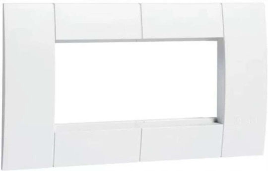 Hager Wechselrahmen 2 Positionen in Weiß Farbe GT4529016