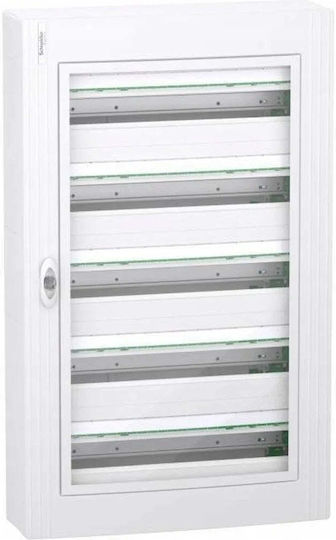 Schneider Electric Wall Mounted Electrical Panel 5 Rows 24 Elements