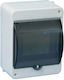 PAWBOL Wall Mounted Electrical Fuse Box 1 Row 5 Elements