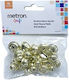 Metron Craft Gold DIY Craft Bells 12-15-18mm 25 Pieces