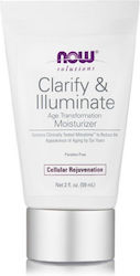 Now Foods Clarify & Illuminate Face Cream for Moisturizing & Blemishes with Aloe Vera & Vitamin E 59ml Now Foods Clarify & Illuminate Face Cream for Moisturizing & Blemishes with Aloe Vera & Vitamin E 59ml