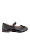 Kids Pumps & Ballerinas Anatomic With Hoop & Loop Closure Patent Leather Black